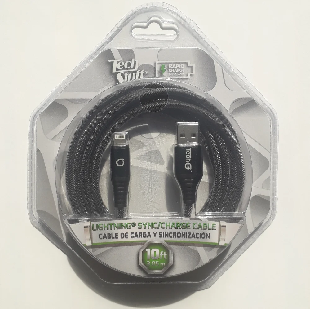 USB Rapid phone charger cable, 10 feet long for iPhone,iPad,